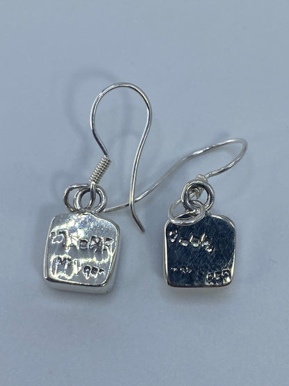Aretes Plata Ópalo de Fuego — Taxco 925 — foto 5