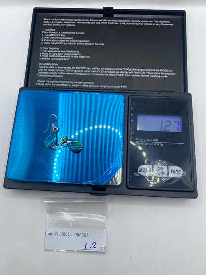 Aretes de Plata con Opalo de Fuego — Taxco 925 — foto 6