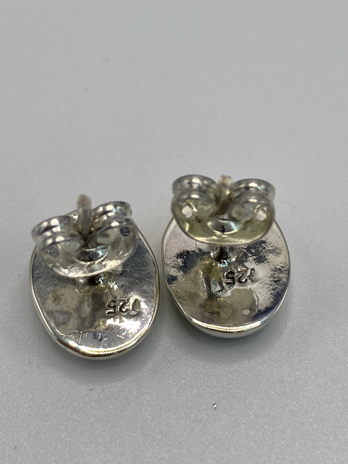 Aretes de Plata con Ópalo de Fuego Verde — Taxco 925 — foto 5
