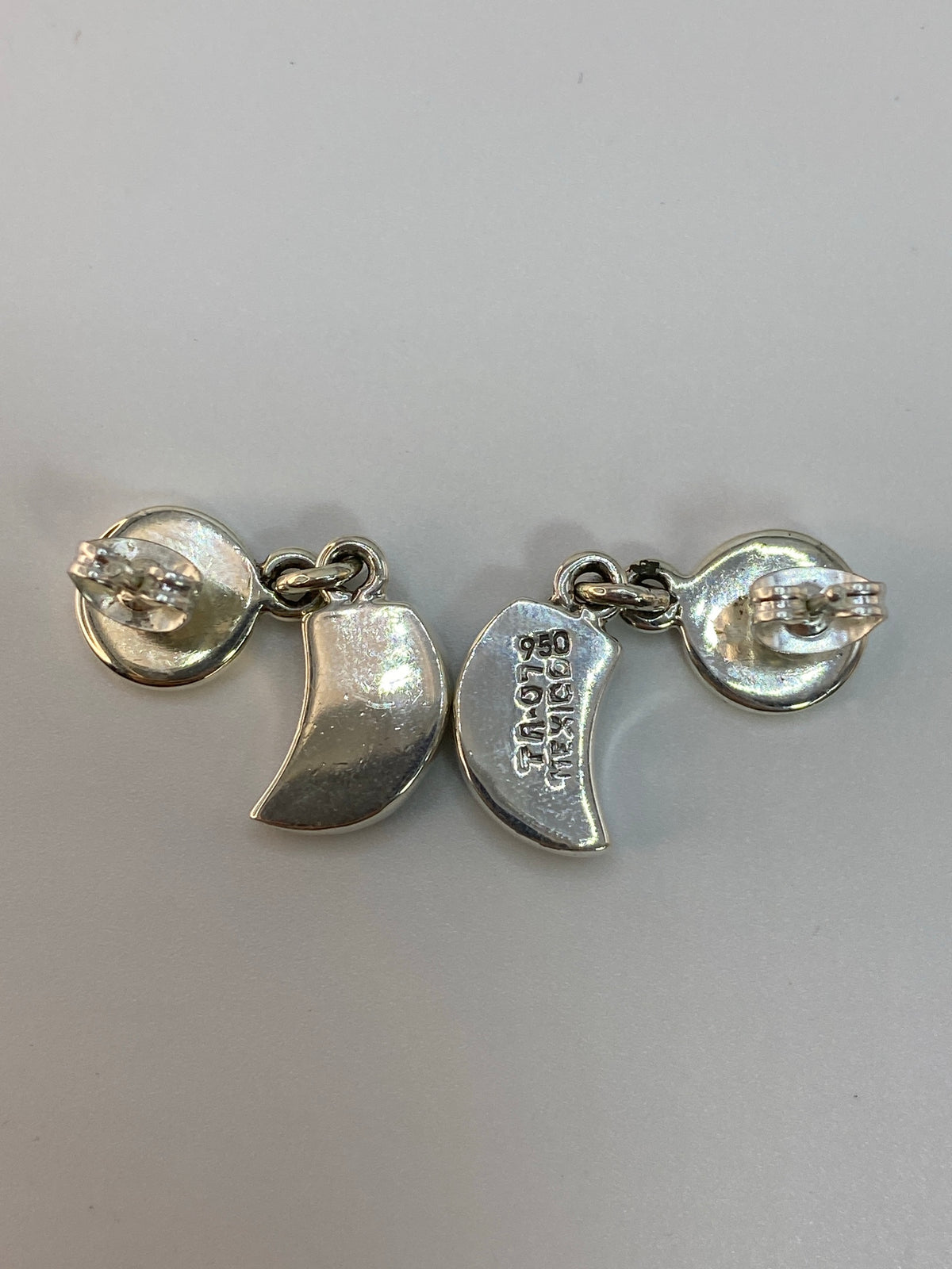 Aretes Plata 950 Ópalo de Fuego Multicolor — Taxco — foto 5