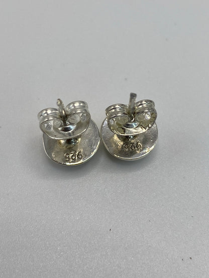 Aretes de Plata con Ópalo de Fuego Rosa — Taxco 925 — foto 5
