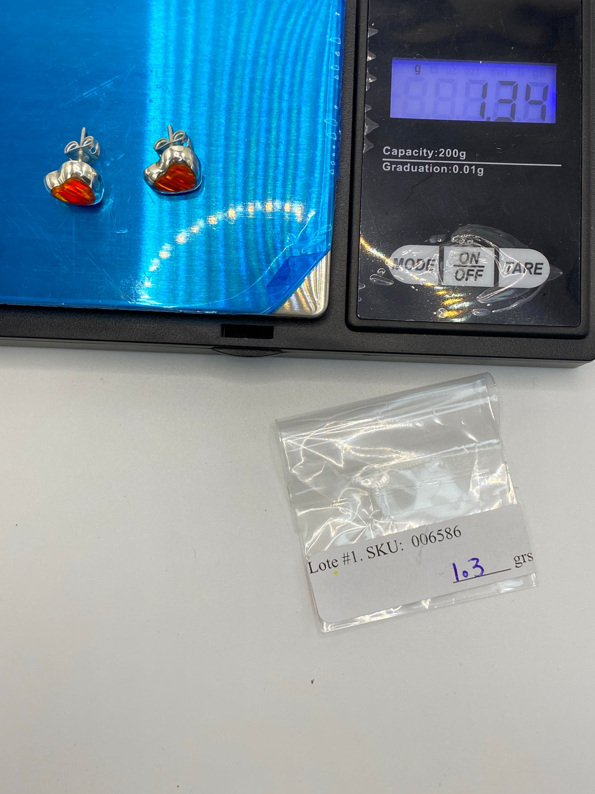 Aretes de Plata Ópalo de Fuego — Taxco 925 — foto 6