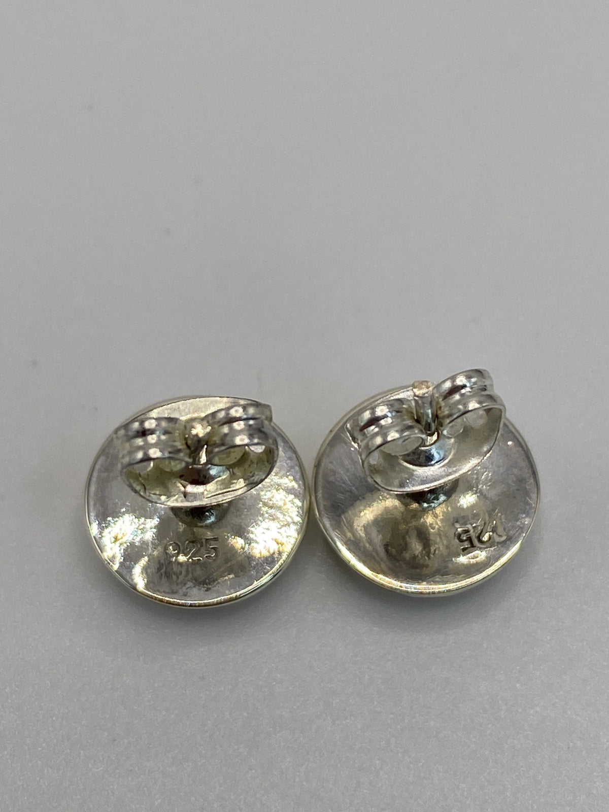 Aretes de Plata con Ópalo de Fuego Morada — Taxco — foto 5