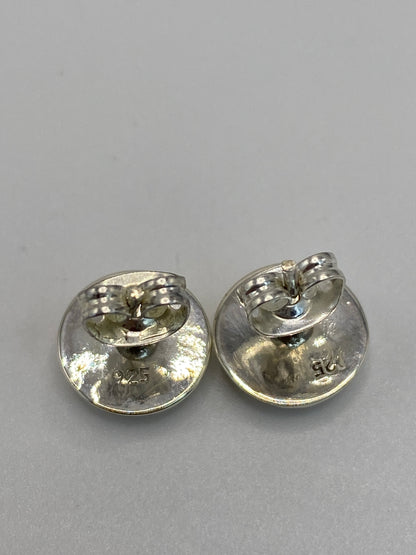 Aretes de Plata con Ópalo de Fuego Morada — Taxco — foto 5