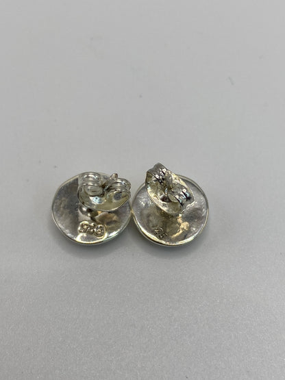 Aretes de Plata con Ópalo de Fuego — Taxco 925 — foto 5