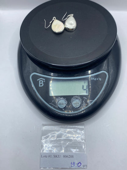 Aretes Plata con Ópalo de Fuego — Taxco 925 — foto 6