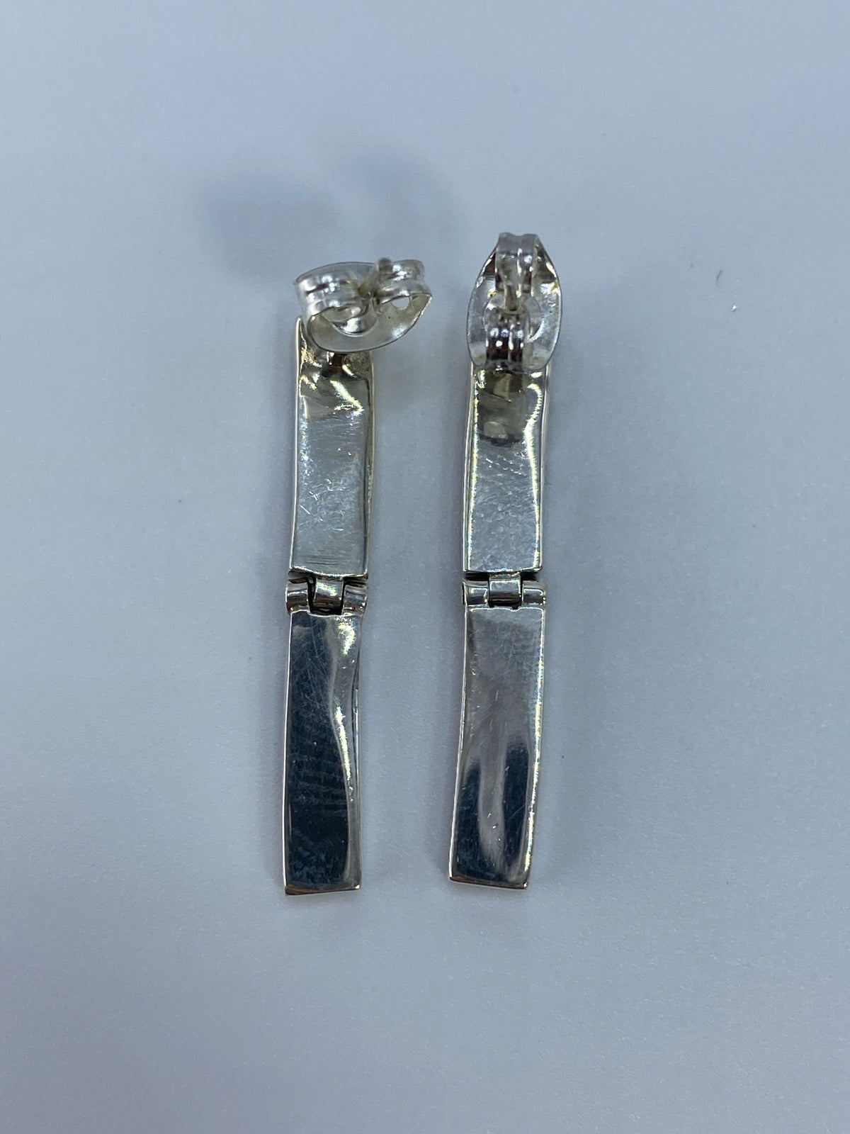 Aretes de Plata con Ópalo de Fuego — Taxco 925 — foto 5