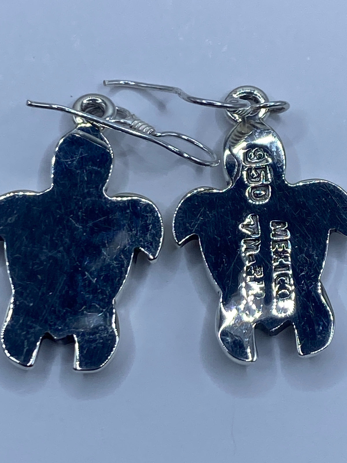 Aretes de Plata Opalo de Fuego Verde — Taxco 950 — foto 5