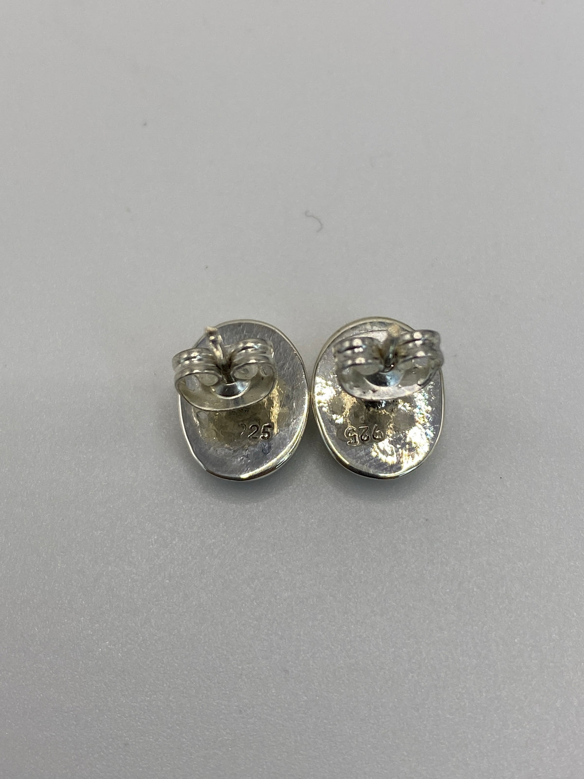 Aretes de Plata con Ópalo de Fuego Azul — Taxco 925 — foto 5