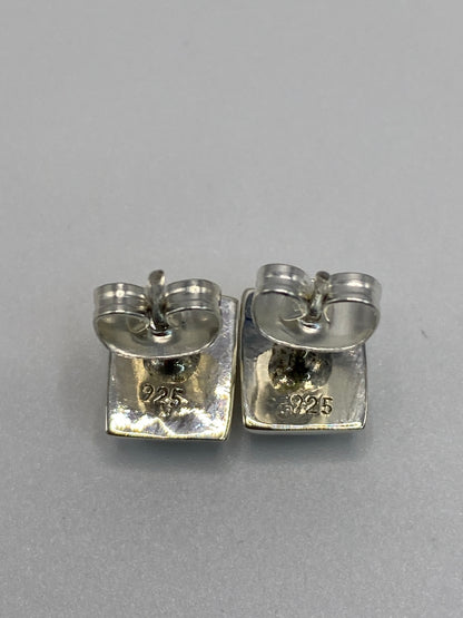 Aretes de Plata con Ópalo de Fuego Naranja — Taxco 925 — foto 5