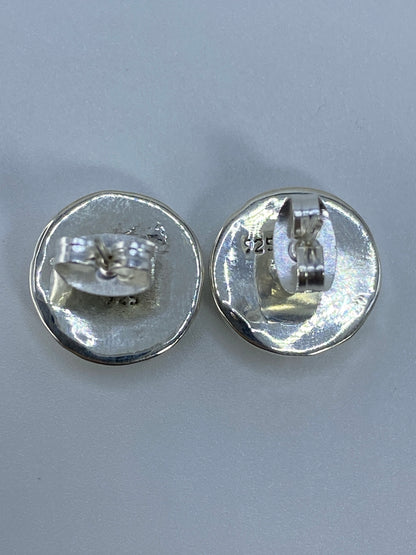 Aretes de Plata 925 con Piedra Multicolor — Taxco — foto 5