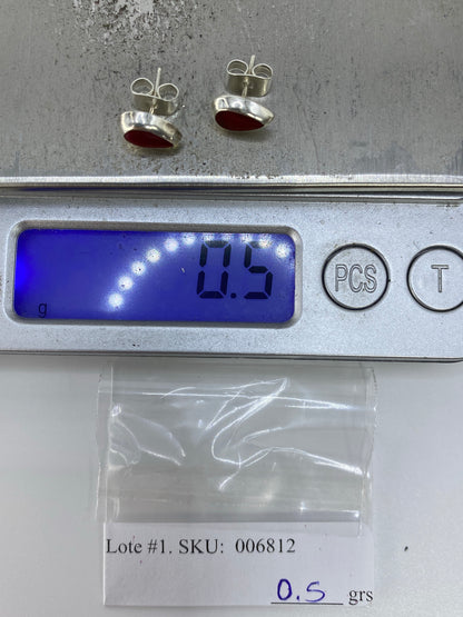 Aretes de Plata 925 con Piedra Engastada — Taxco — foto 6