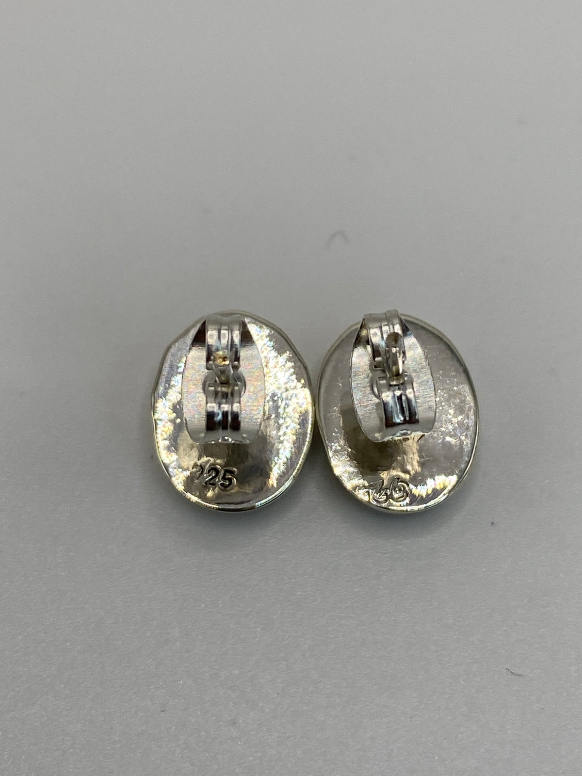 Aretes de Plata con Ópalo de Fuego Verde — Taxco 925 — foto 5