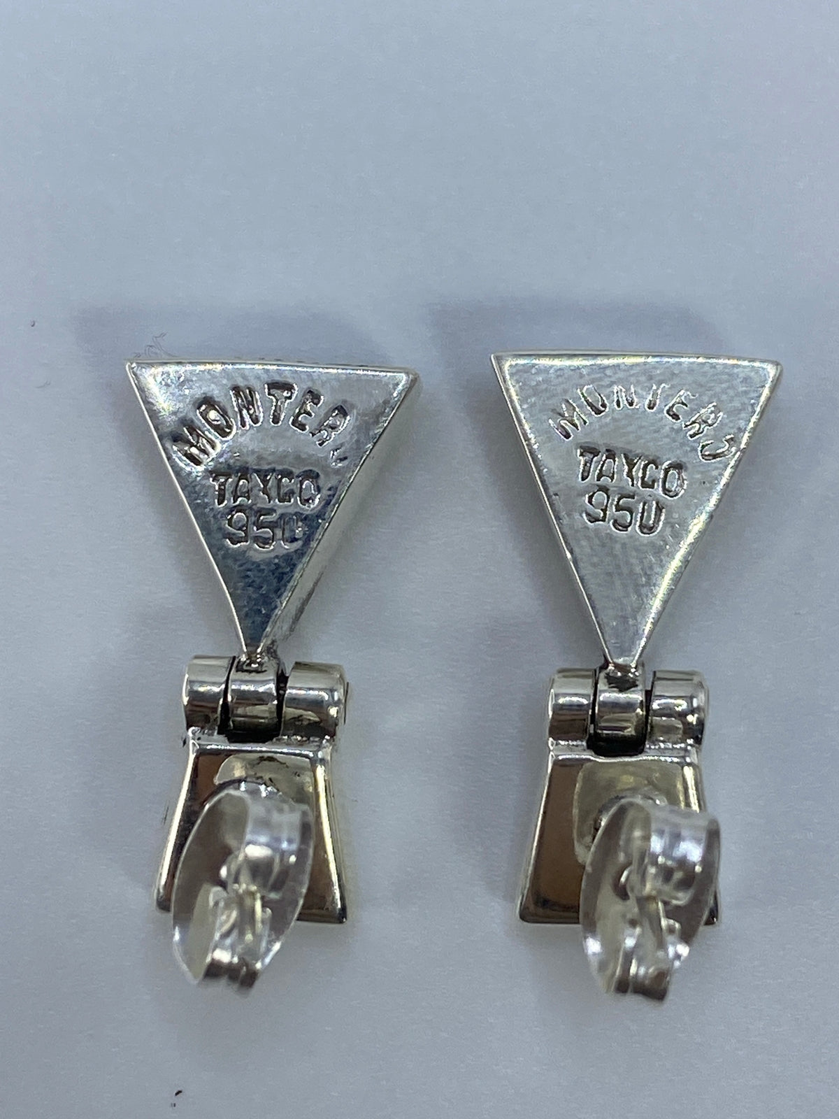 Aretes de Plata 950 con Ópalo de Fuego — Taxco — foto 5