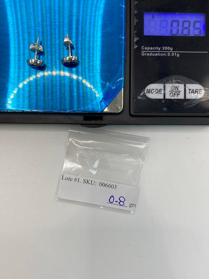 Aretes Plata Ópalo de Fuego Azul — Taxco 925 — foto 6