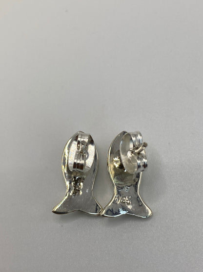 Aretes de Plata Ópalo de Fuego Azul — Taxco 925 — foto 5