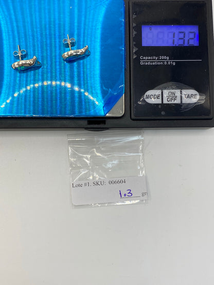 Aretes de Plata Ópalo de Fuego Azul — Taxco 925 — foto 6