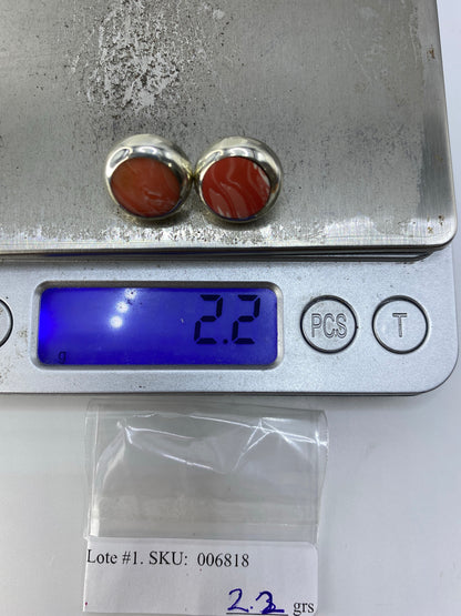 Aretes Plata 925 con Piedras Multicolor — Taxco — foto 6