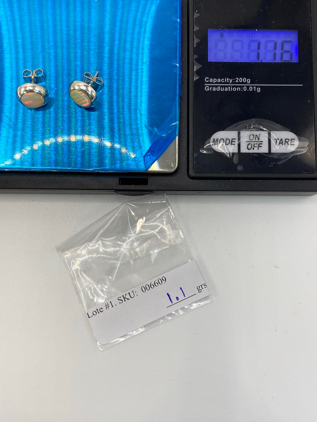 Aretes de Plata Ópalo de Fuego — Taxco 925 — foto 6