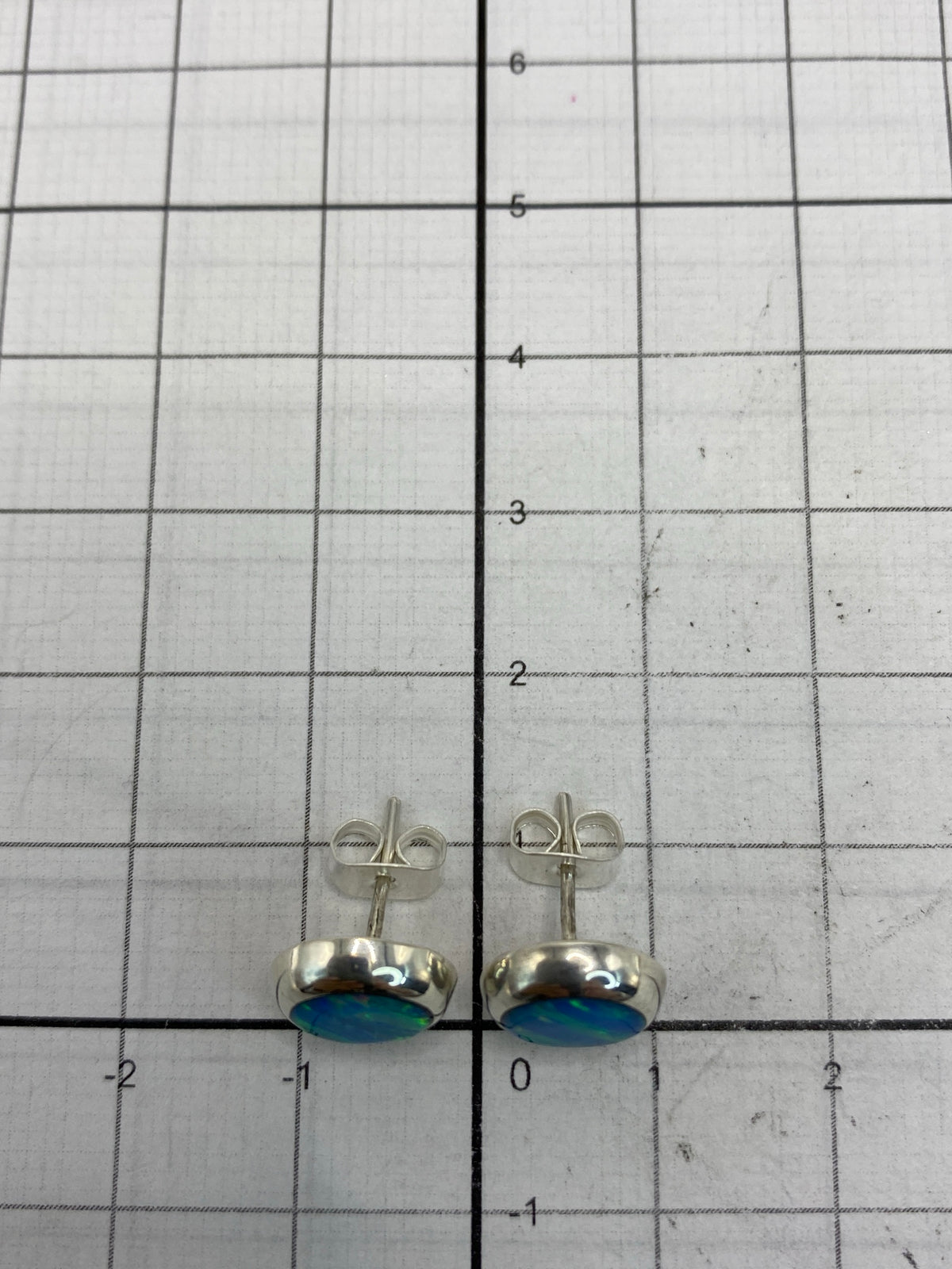 Aretes de Plata con Opalo de Fuego — Taxco 925 — foto 6