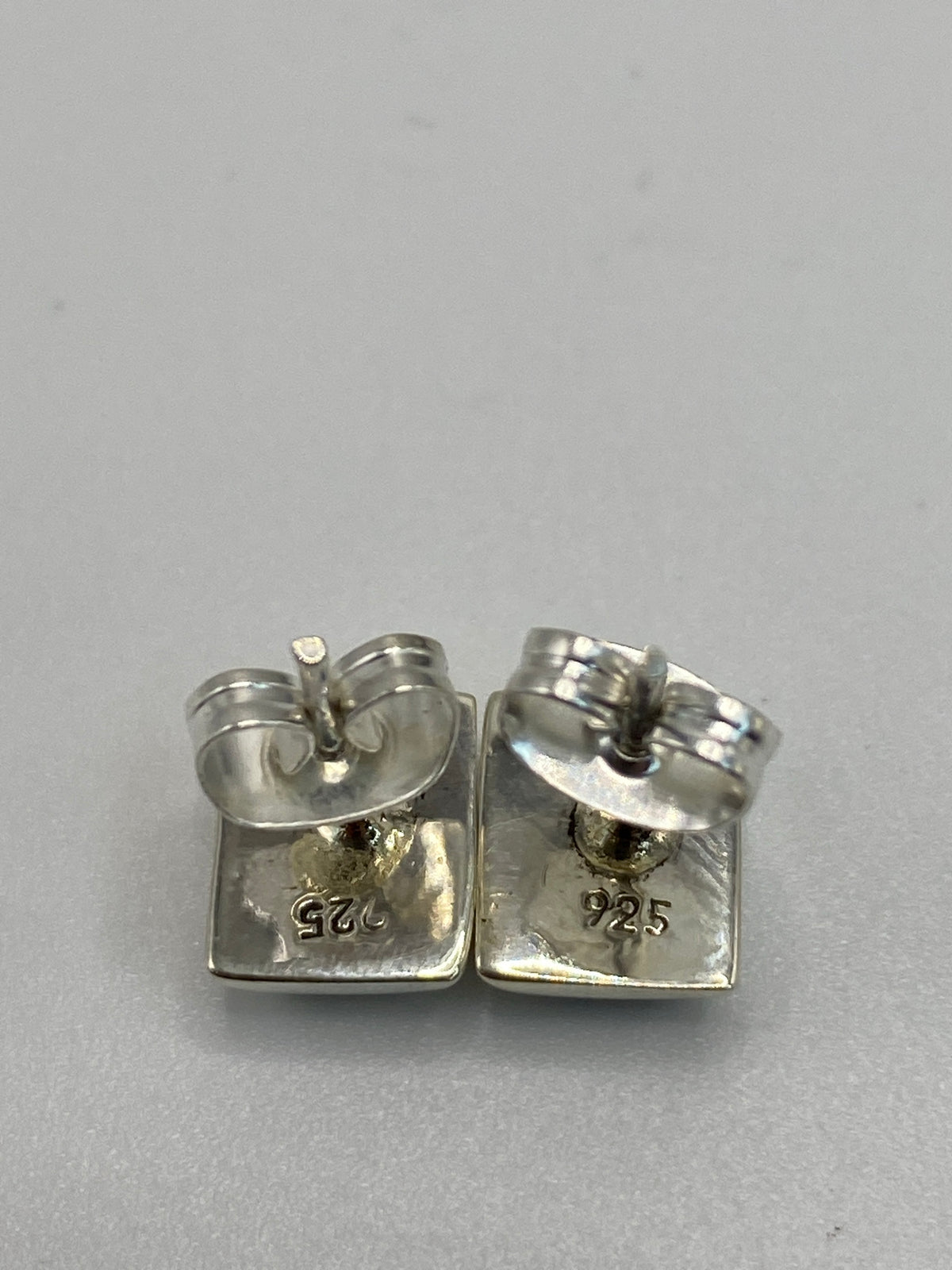 Aretes de Plata con Ópalo de Fuego Azul — Taxco 925 — foto 5