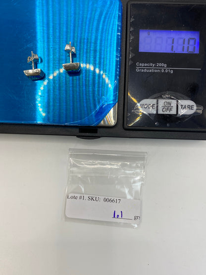 Aretes de Plata con Ópalo de Fuego Azul — Taxco 925 — foto 6