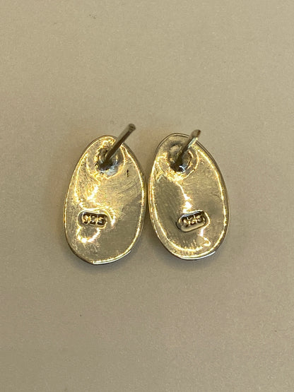 Aretes de Plata con Turquesa Multicolor — Taxco — foto 5