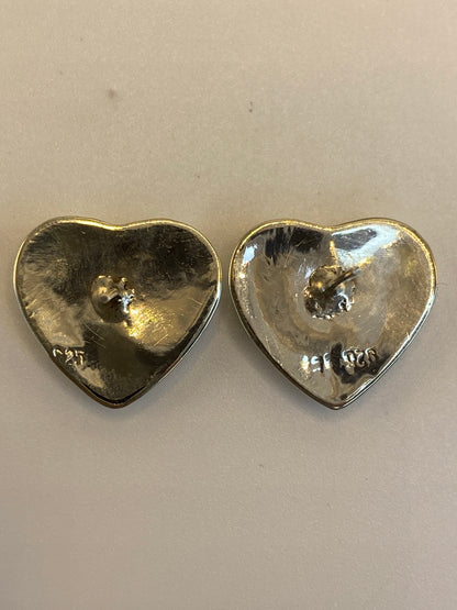 Aretes de Plata Corazón Azul — Taxco 925 — foto 5