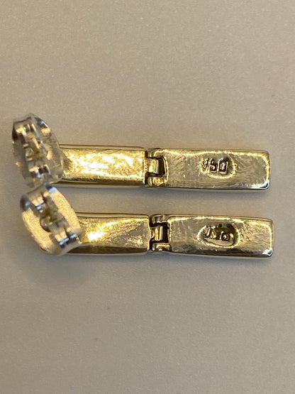 Aretes de Plata Opalo de Fuego Multicolor — Taxco 950 — foto 5