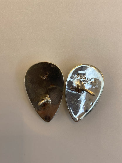 Aretes de Plata 925 con Piedra Azul — Taxco — foto 5