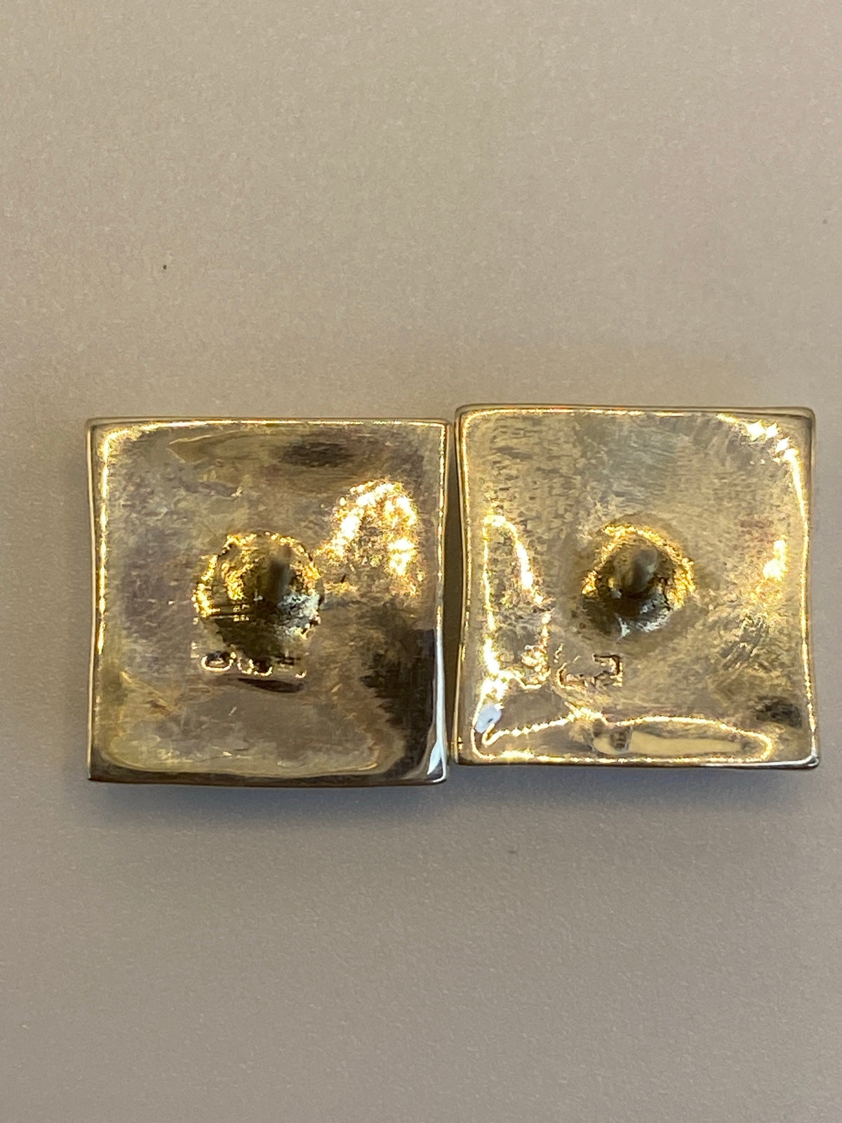 Aretes de Plata Cuadrados con Piedra Azul — Taxco 925 — foto 5