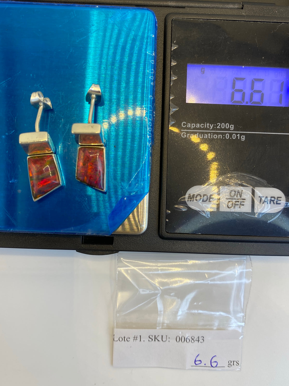 Aretes de plata .950 — foto 6