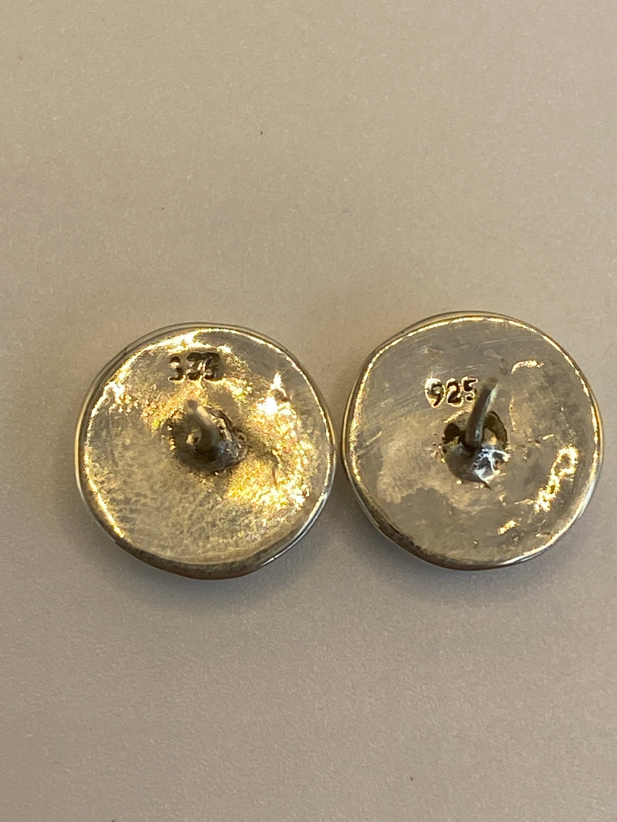 Aretes Plata Incrustación de Piedra — Taxco 925 — foto 5