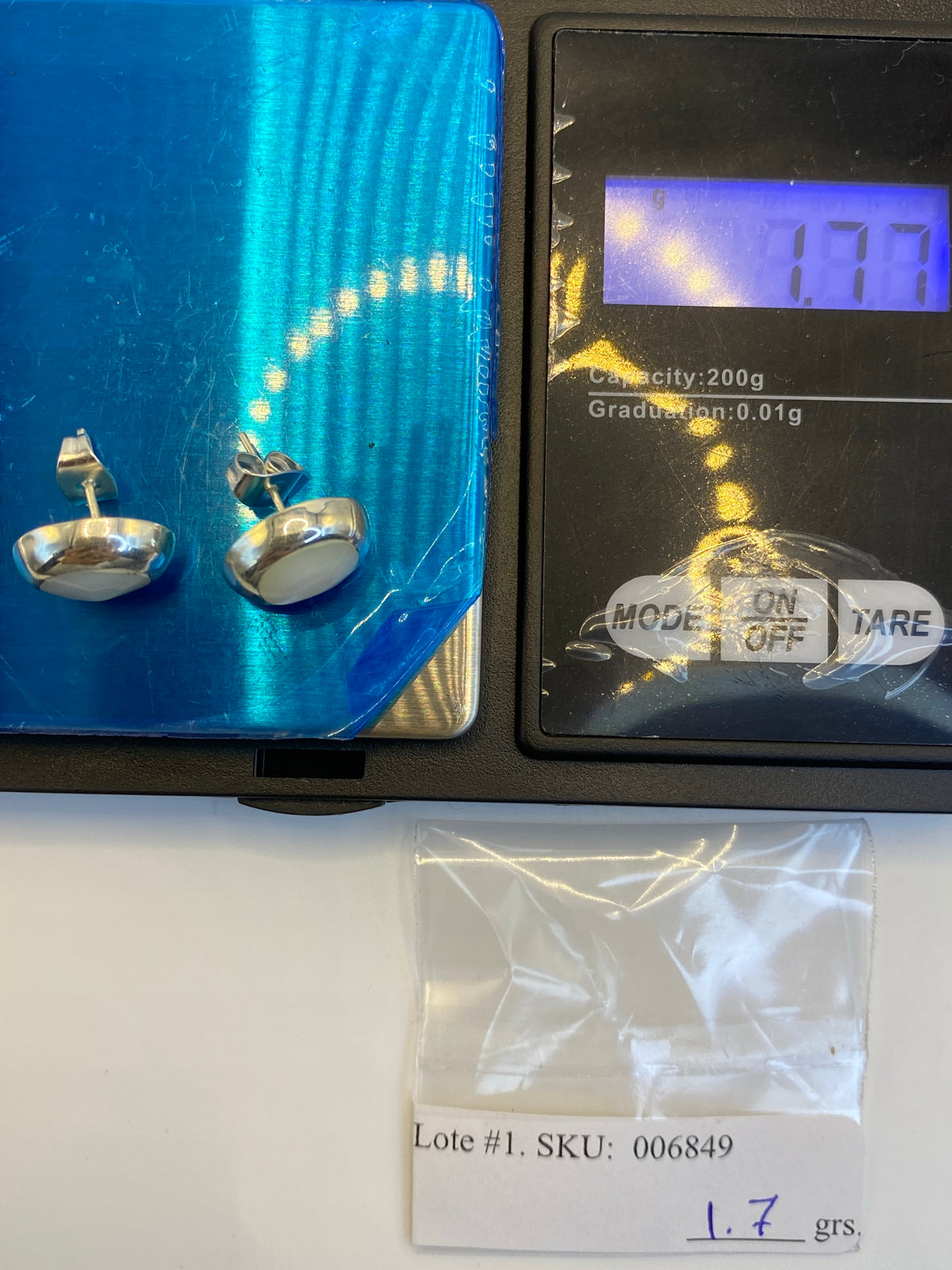 Aretes de Plata 925 con Piedra — Taxco — foto 6