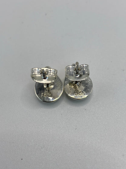 Aretes de Plata con Ópalo de Fuego — Taxco 925 — foto 5