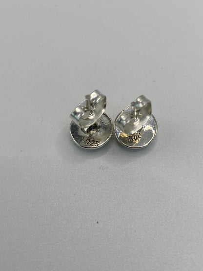 Aretes Plata Ópalo de Fuego Azul — Taxco 925 — foto 5