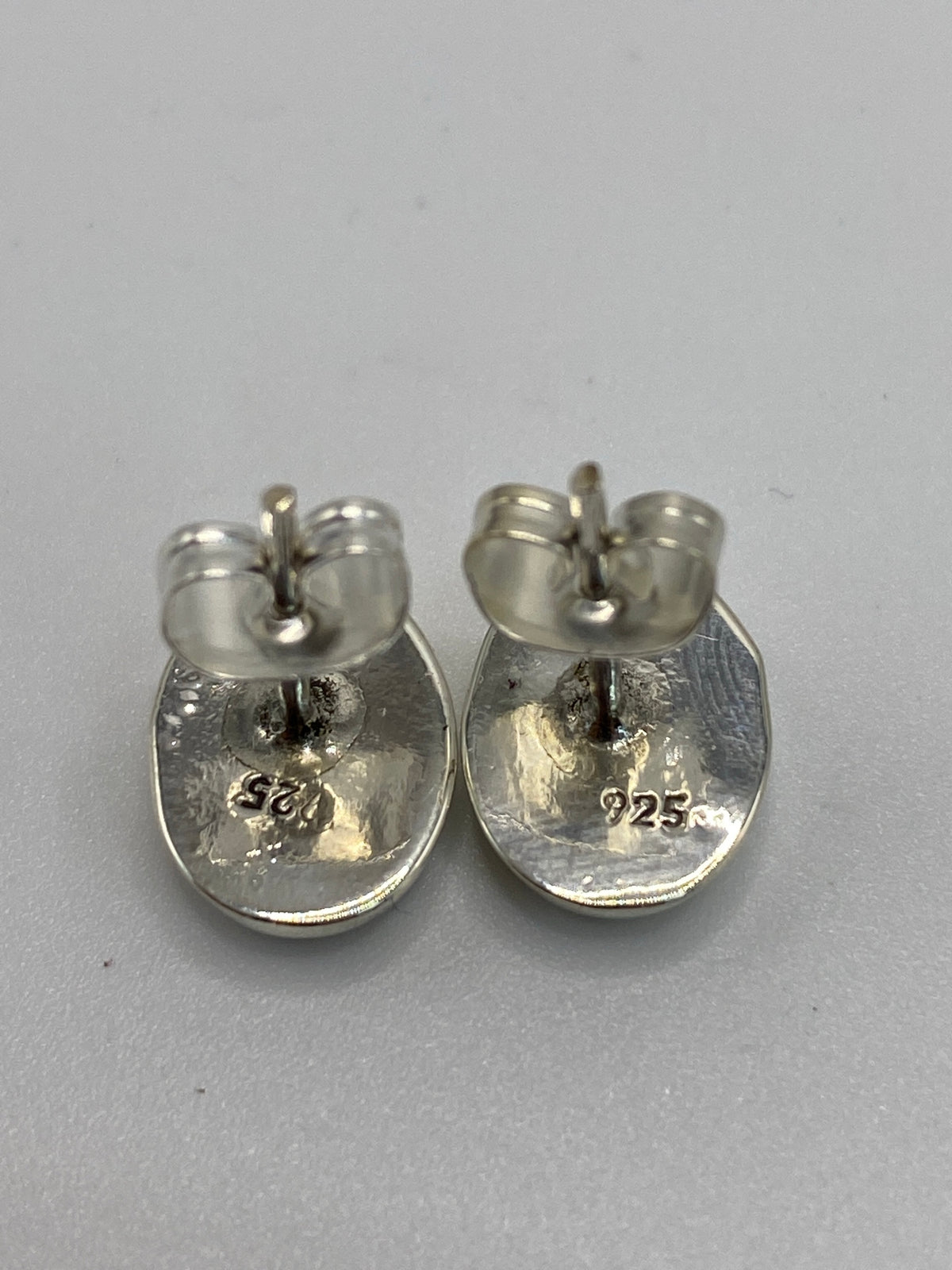 Aretes de Plata con Ópalo de Fuego Verde — Taxco 925 — foto 5