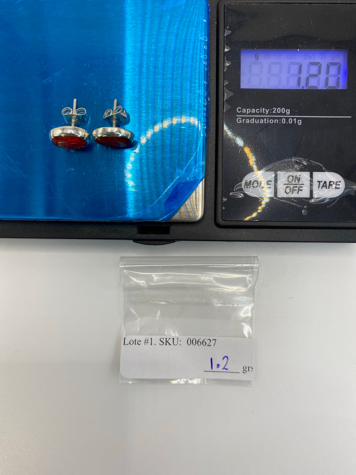 Aretes Plata Ópalo de Fuego — Taxco 925 — foto 6