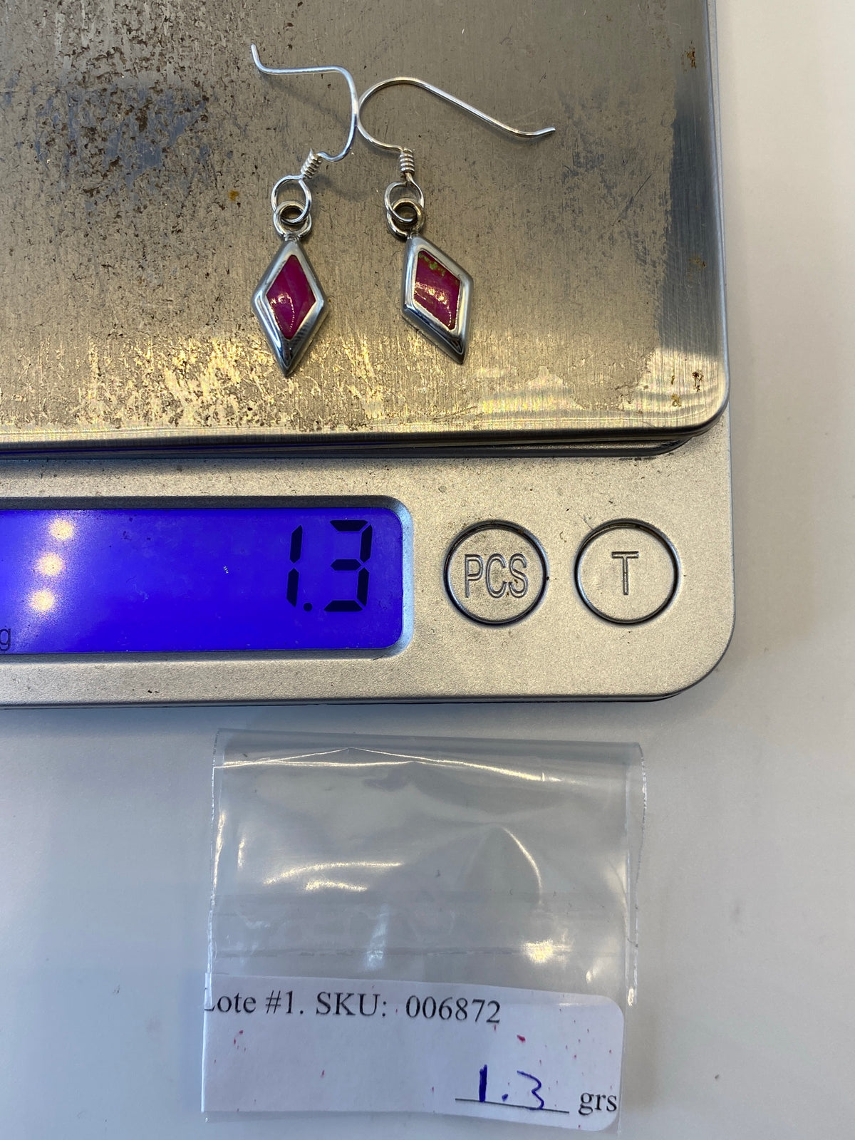 Aretes de Plata Ópalo de Fuego Verde Olivo — Taxco 925 — foto 6