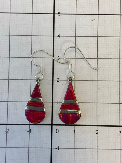 Reverse de los aretes con Quinto 950 y marcaje MEXICO grabados