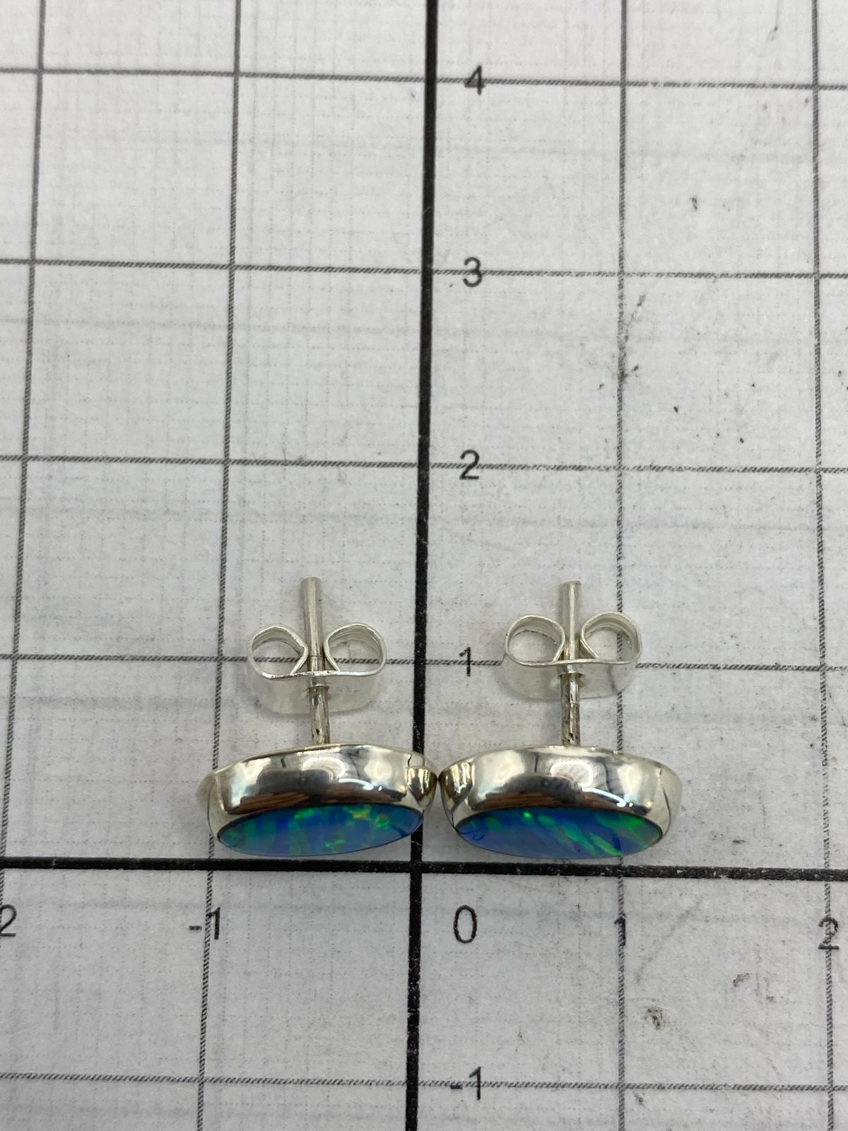 Aretes con tuerca de plata 925 listos para usar