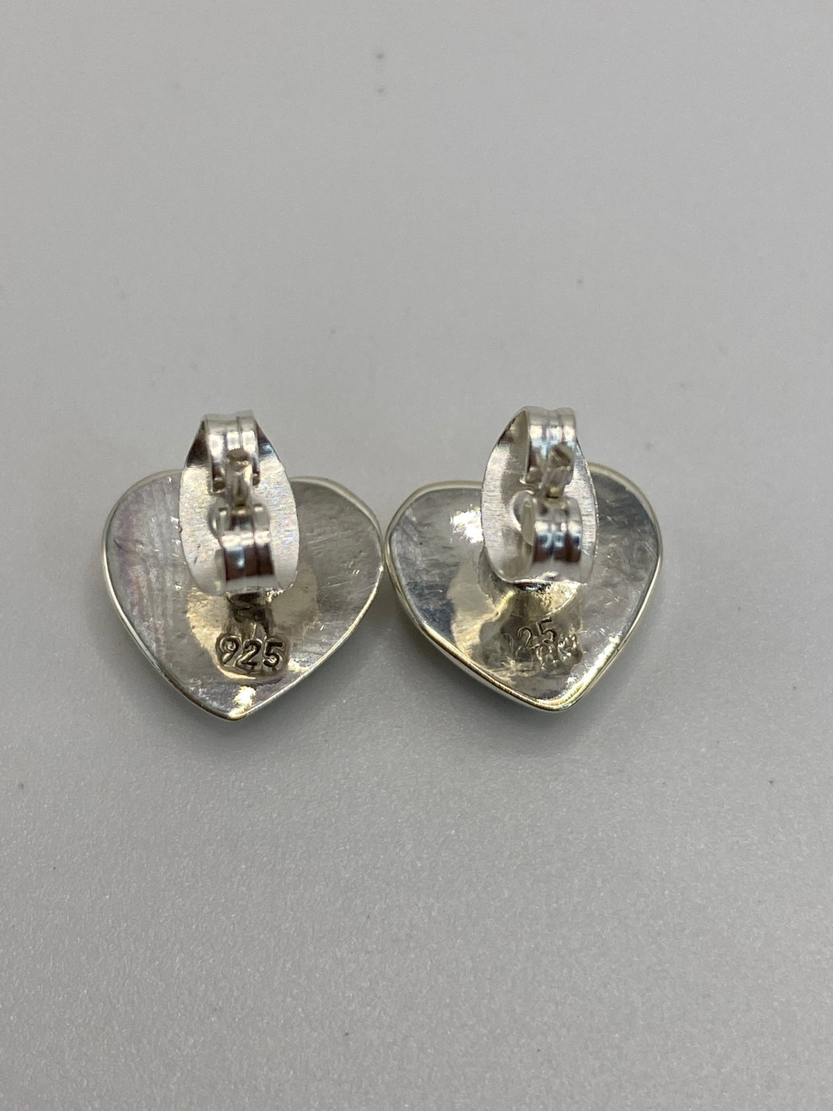 Aretes de Plata con Ópalo de Fuego — Azul Cielo — foto 5