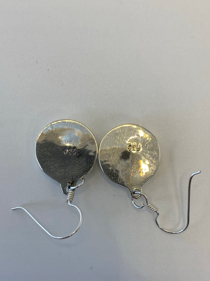 Aretes de Plata con Ópalo de Fuego — Taxco 925 — foto 5