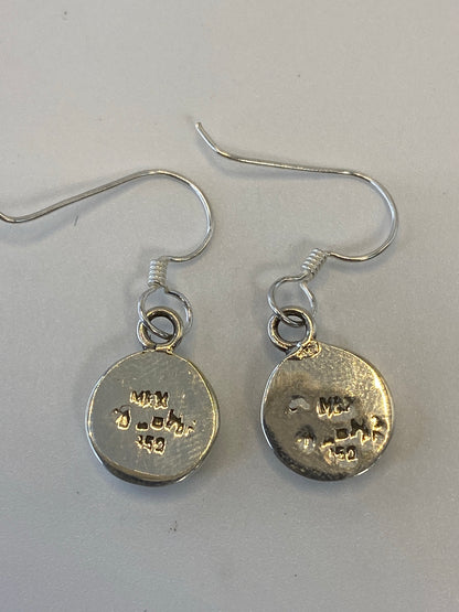 Aretes Plata 950 con Ópalo de Fuego — Taxco — foto 5