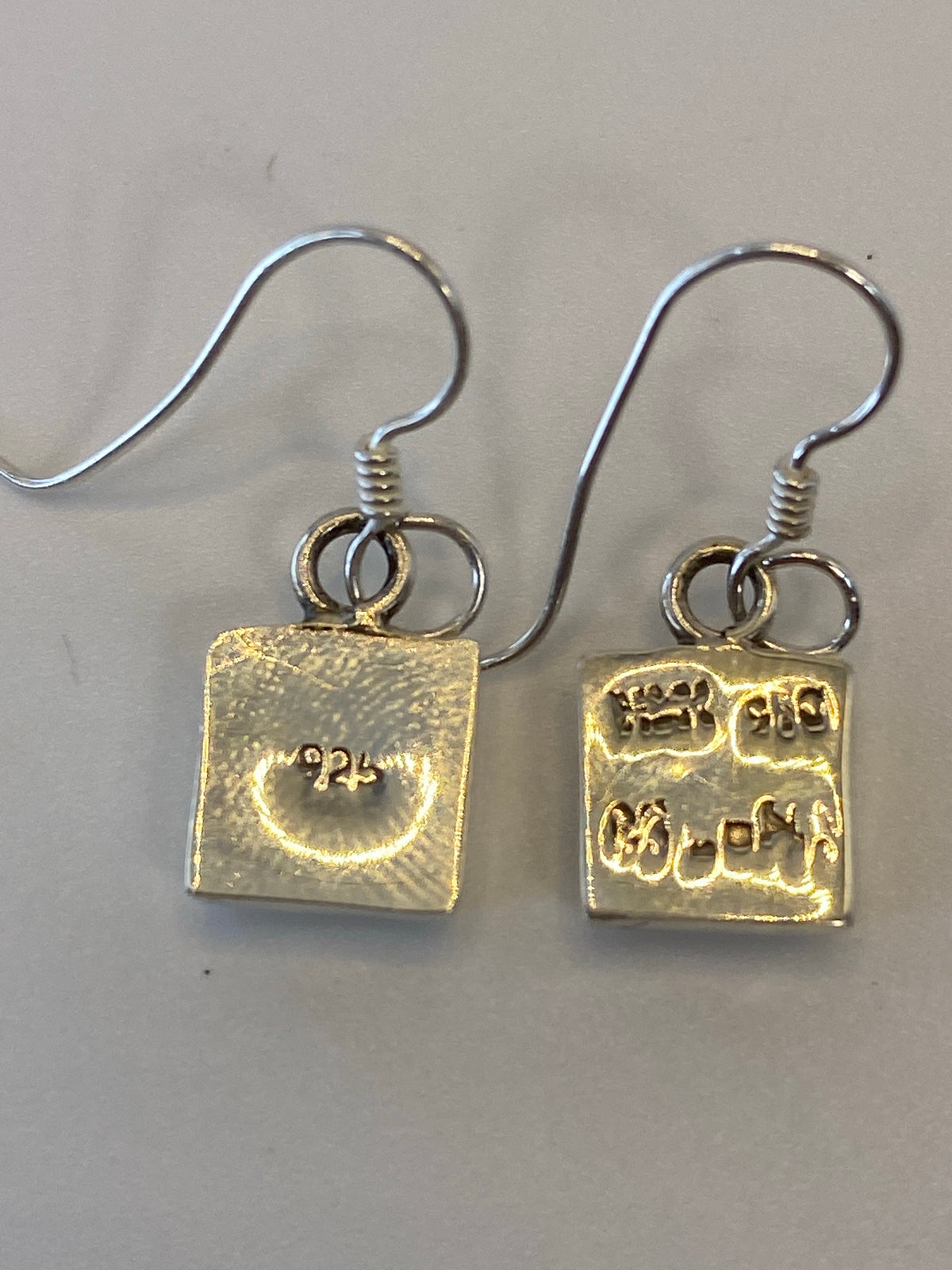 Aretes de Plata con Ópalo de Fuego — Taxco 925 — foto 5