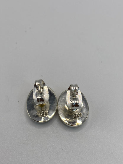 Aretes Plata Ópalo de Fuego Rosa — Taxco 925 — foto 5
