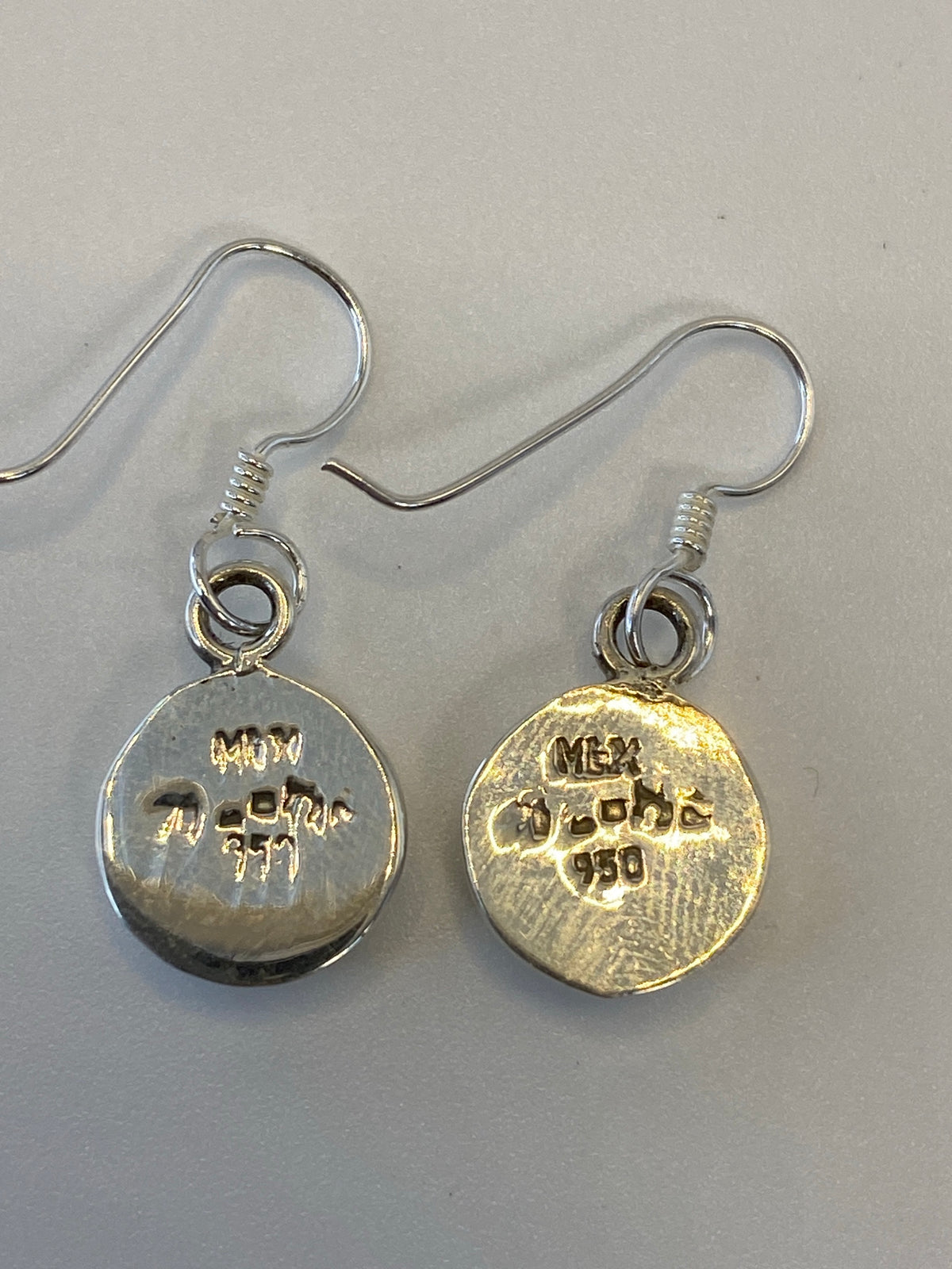 Aretes de Plata con Ópalo de Fuego — Taxco 950 — foto 5