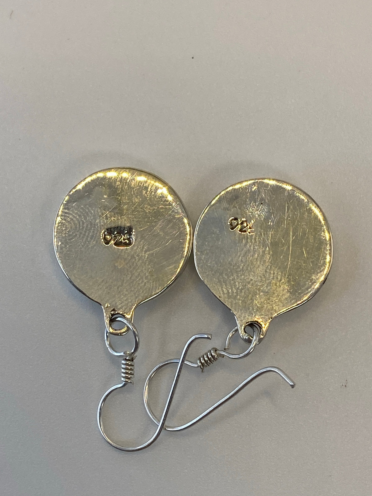 Aretes de Plata con Ópalo de Fuego — Taxco 925 — foto 5