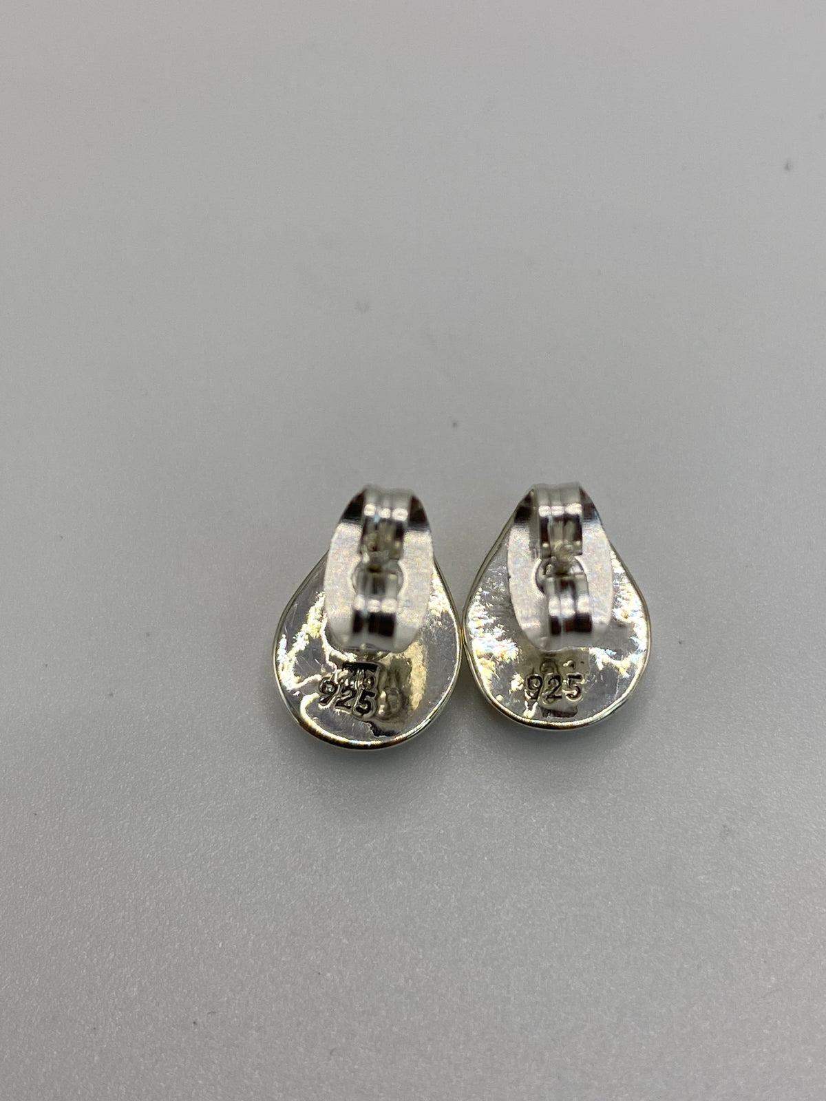 Aretes de Plata con Ópalo de Fuego — Taxco 925 — foto 5