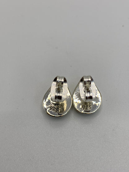 Aretes de Plata con Ópalo de Fuego — Taxco 925 — foto 5